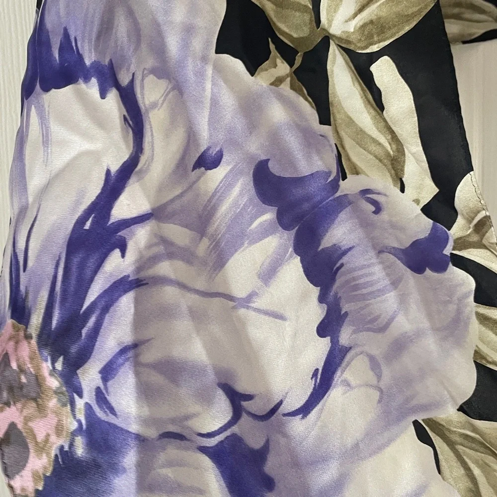 VTG ANNE KLEIN SILK SCARF
